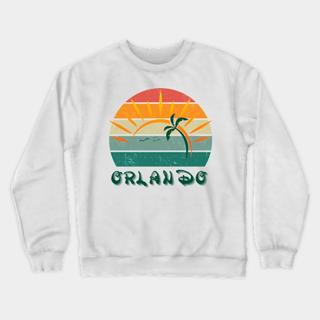 Orlando Vibe Crewneck Sweatshirt by TeeShop Designs